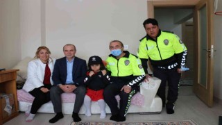 Kars Emniyet Müdürü Sağdıçtan Aysimaya anlamlı ziyaret