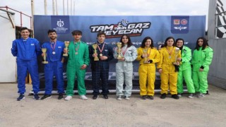 Karting Turnuvasında kupalar sahiplerini buldu