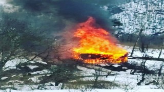 Kastamonuda ev yangını: 1 ölü, 1 yaralı