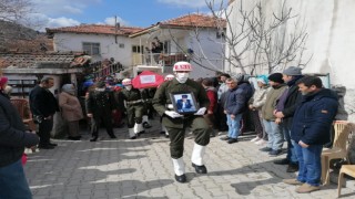 Kınıkta Kıbrıs gazisi son yolculuğuna uğurlandı