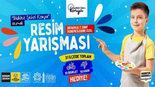 Konya Büyükşehirden “Bisiklet Şehri Konya” temalı resim yarışması