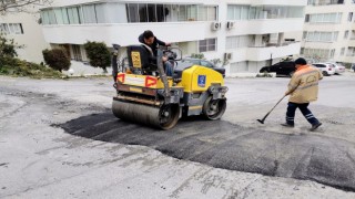 Kuşadasında yol bakım seferberliği