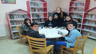 Kütüphane Haftasında öğrenciler kitapla buluştu
