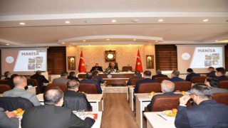 Manisada 17 kaymakamın katılımıyla toplantı yapıldı