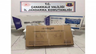 Marketten televizyon çalan hırsız yakalandı