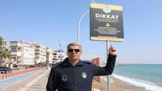 Mezitlide yere çekirdek kabuğu ve çöp atanlara ceza