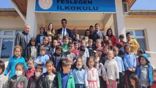 Milas Fesleğen İlkokulu kütüphaneye kavuştu