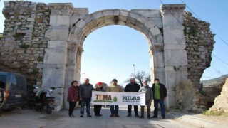 Milasta Su zinciri farkındalık yürüyüşü gerçekleştirildi
