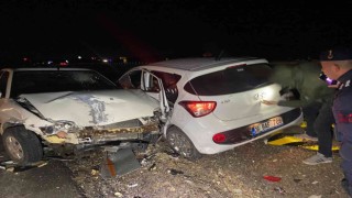 Nevşehirde iki otomobil çarpıştı: 4 yaralı