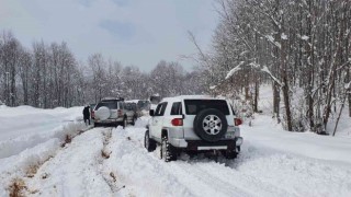 Off-Road tutkunları adrenalin dolu bir gün geçirdi