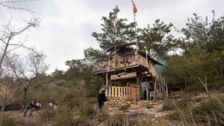 Pandemi döneminde yaptı, doğa ile iç içe stres atıyor