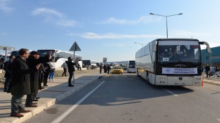 PAÜden 4 bine yakın öğrenci 62 otobüsle kariyer fuarına katıldı