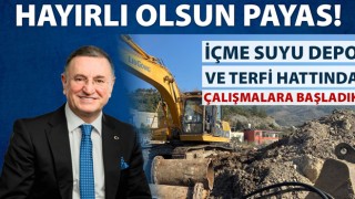 Payas’ta Depo Ve Terfi Hattı Çalışmaları Başladı