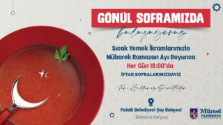 Polatlıda Gönül Sofrası Ramazan boyunca misafirlerini ağırlayacak