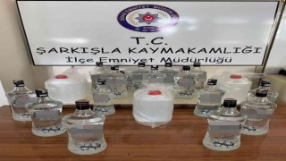 Polisin gözünden kaçmadı, sahte alkol üreten kişi yakalandı