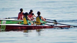 Sapanca Gölünde kürekler şampiyonluk için çekiliyor