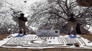 Şemdinlide silah ve mühimmat bulundu