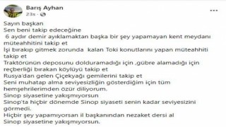 Sinop Belediye Başkanı ile AK Parti Merkez İlçe Başkanı ‘kar nedeniyle atıştı