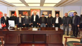 Şoförler ve Otomobilciler Esnaf Odasından Başkan Bakkalcıoğluna ziyaret