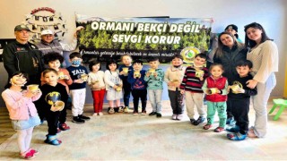 Tavşanlıda minik yüreklere orman sevgisi aşılanıyor