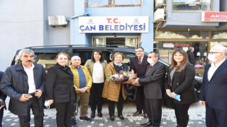 TBMM dilekçe komisyonu Milletvekilleri Çan Belediyesi kooperatif çalışmalarını yerinde inceledi