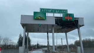 TEM Otoyolu Düzce gişeleri onarıma alındı