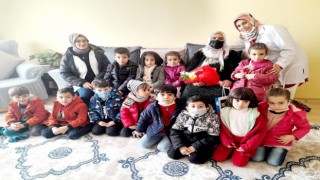 Tuşbalı miniklerden yaşlılara anlamlı ziyaret
