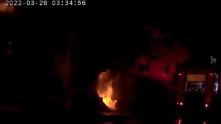 Ümraniyede doğal gaz kutusunda korkutan patlama