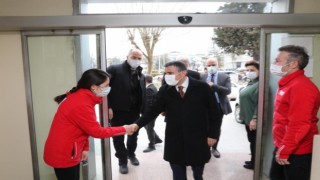 Vali Atay, Kan Merkezinde incelemelerde bulundu