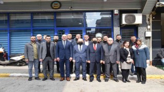 Vali Karadeniz, Alaşehirde borsa ve oda başkanları ile buluştu