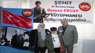 Vali Karadeniz Alaşehirde Şehit Osman Ersoy Kütüphanesini açtı
