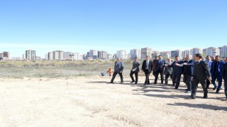 2023te tamamlanacak 100.yıl parkının yer teslimi yapıldı