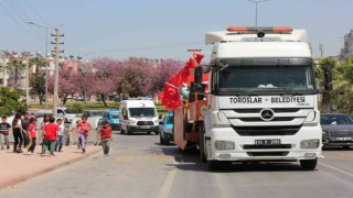 23 Nisan Tırı ile bayram coşkusu yaşandı