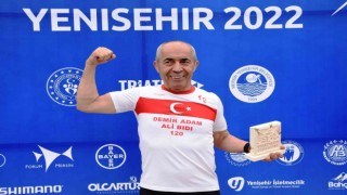 73 yaşındaki Demir Adam, 24 saatte 2 birincilik aldı