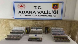 Adanada 280 bin lira değerinde kaçak makaron ele geçirildi