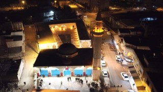 Adıyamanda Musalla Camii ilk teravih namazıyla ibadete açıldı