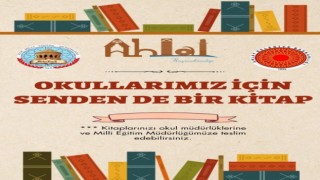 Ahlatta “Okullarımız için senden de bir kitap” kampanyası