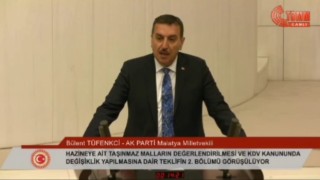 AK Parti MKYK üyesi Tüfenkcinin sunduğu yasa teklifi kabul edildi