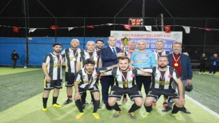 Akçaabatta kurumlar arası futbol turnuvası sona erdi