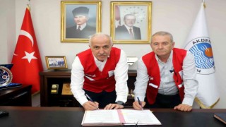 Akdeniz Belediyesinden Türk Kızılayına yer tahsisi