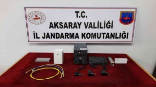 Aksarayda inşaattan hırsızlık yapan 2 şüpheli yakalandı