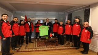 ANDA Arama Kurtarma Ekibinden Başkan Palancıoğluna ziyaret