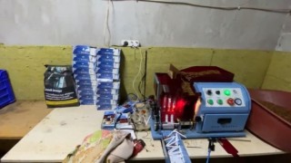 Antalyada 310 bin adet makaron ele geçirildi
