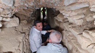Antik kent Mastaurada insan boyunda kanalizasyon sistemi bulundu
