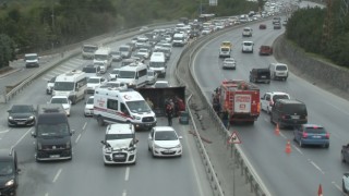Arnavutköyde trafik kazası: 1 yaralı