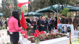 Aslan, şehitleri unutmadı