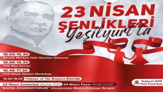 AVMde 23 Nisan coşkusu