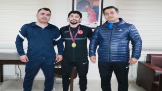 Avrupa Şampiyonu Kerem Kamala memleketinde coşkulu karşılama