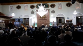 Ayasofya Cami İmam Hatibi Muştuer, İnegölde teravih kıldırdı