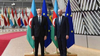 Azerbaycan Cumhurbaşkanı Aliyev, AB Konseyi Başkanı Michel ile görüştü